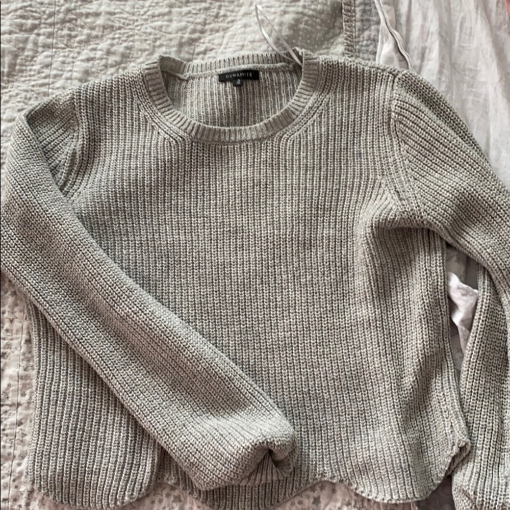 Cropped sweater